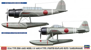 Hasegawa 1/72 Aichi E13A & Nakajima A6M2-N w/Kamikawa Maru  t, HAS22898, by HASEGAWA