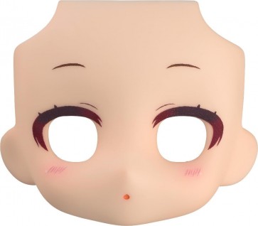 Good Smile Company Nendoroid Doll Customizable Face Plate - Narrowed Eyes: With Makeup (Cream), GSC49910, by GOOD SMILE COMPANY