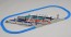 TAKARA TOMY PLA-RAIL COOL LET'S DISPLAY RAILWAY CARS! RAILWAY CAR BASE RAIL SET  , TAK10803, by TAKARA TOMY
