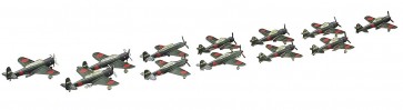Hasegawa  1/350 IJN Air Craft (Late) Set, HASQG62, by HASEGAWA
