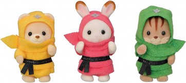 Epoch Sylvanian Families Baby Ninja Trio  , EPC47721, by Epoch