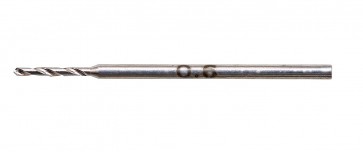 Tamiya Craft Tools FINE PIVOT DRILL BIT 0.6MM (SHANK DIA. 1.0MM)  , TAM41274, by TAMIYA