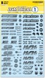 HI Q PARTS LGM Decals 1 Black (1pc.), HIQ77736, by HI Q PARTS