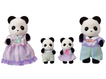 Epoch Sylvanian Families Panda Family  , EPC43556, by Epoch