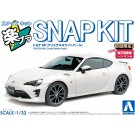 Aoshima 1/32 Raku-Pla Snap Kit No.8-CW Toyota 86 (Crystal White Pearl), AOS68847, by AOSHIMA
