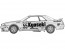 Fujimi 1/24 Inch-up Series No.312 Kyoseki Skyline GP-1 Plus (Skyline GT-R BNR32 Gr.A Specification) 1992, FUJ47683, by FUJIMI