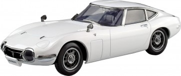 Aoshima 1/32 Raku-Pla Snap Kit No.06-PW Toyota 2000GT (Pegasus White), AOS68113, by AOSHIMA