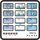 Platz 1/24 DESIGN LICENSE PLATE (KASHIWA, NAGAOKA, SHIMONOSEKI), PLZ84207, by PLATZ
