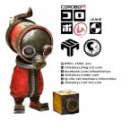 COROBOM&TEST HEAD  completed painted resin action figure, CT53006, by CHIKA TOYS