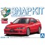 Aoshima 1/32 Raku-Pla Snap Kit No.22-MR Honda DC2 Integra Type R (Milano Red), AOS69417, by AOSHIMA