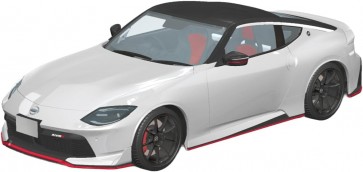 Aoshima 1/24 Raku-Pla Snap Car No.06-PW RZ34 FairladyZ NISMO 2024 Prism White, AOS68397, by AOSHIMA