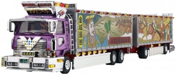 Aoshima 1/64 Mini Deco NEXT No.8 Neo Emperor (Full Trailer), AOS64122, by AOSHIMA
