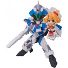 Bandai TINY SESSION VF-31J Siegfried (Hayate Immelmann machine) with Freyja Wion, BAC41526, by BANDAI