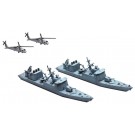 Aoshima 1/700 WL 17 Maritime SDF missile boat Wakataka Kumataka plastic kit , AOS48184, by AOSHIMA