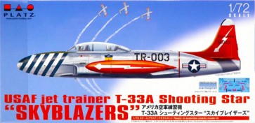 Platz 1/72 US Air Force Trainer T-33A Shooting Star "Sky Blazers"  , PLZ70712, by PLATZ
