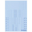 HI Q PARTS 1/144 RB02 Caution Decal One Color Blue 1pc  , HIQ74872, by HI Q PARTS