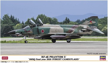 Hasegawa 1/72 Hasegawa Limited Series RF-4E PHANTOM II 501SQ FINAL YEAR 2020 (FOREST CAMOUFLAGE)  , HAS23185, by HASEGAWA