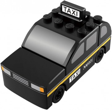 TAKARA TOMY Tomica Plarail Block Taxi, TAK94800, by TAKARA TOMY