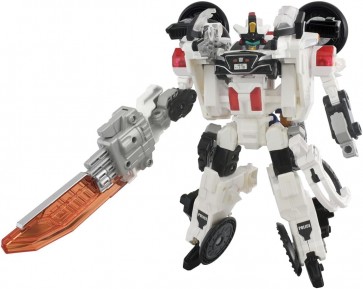 TAKARA TOMY Tomica Jobraiver TJBDX Rising Police Braver Decal Ride Armor White Bike DX Set, TAK95081, by TAKARA TOMY