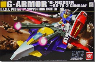 1/144 HGUC G Armor (G Fighter + RX-78-2 Gundam)  Bandai Plastic Kit, BAN94531, by BANDAI