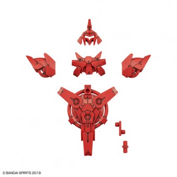 Bandai 1/144 30MM OPTION ARMOR FOR COMMANDER TYPE (PORTANOVA EXCLUSIVE, RED) , BAN81907, by BANDAI