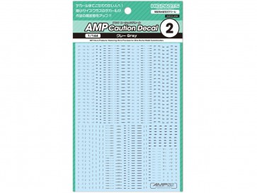 HI Q PARTS 1/144 AMP02 Caution Decal Gray (1pc), HIQ79891, by HI Q PARTS