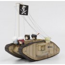 Platz 1/35 Girls und Panzer das Finale Panzer Mk.IV Oarai Girls High School w/Little Same-san Team Figure, Special Limited Edition!  , PLZ71764, by PLATZ