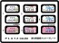 Platz 1/24 Design License Plates for Mopeds (Fukaya City, Kofu City, Ota Ward), PLZ85396, by PLATZ