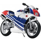 Aoshima Skynet 1/12 Honda NSR250R '89 ROSS WHITE x TERRA BLUE, AOS12113, by AOSHIMA