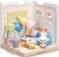 TAKARA TOMY Pokemon Poke Peace House Lounge Scorbunny & Espurr, TAK13239, by TAKARA TOMY
