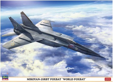 Hasegawa 1/72 Hasegawa Limited Series MIG-25RBT FOXBAT WORLD FOXBAT  , HAS23086, by HASEGAWA