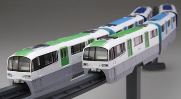 Fujimi 1/150 Structure Kit Series No.15 EX-1 Tokyo Monorail 2000 Class 6 Cars Formation (Unpainted Kit)  , FUJ10338, by FUJIMI