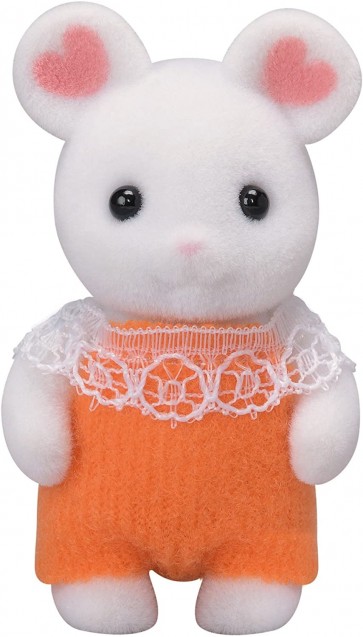 Epoch Sylvanian Families - Marshmallow Mouse Baby  , EPC71405, by Epoch