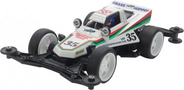 Tamiya MINI 4WD 1/32 Racer Mini 4WD Series No.105 The GRASSHOPPER Jr. (VZ Chassis), TAM81056, by TAMIYA