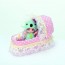 TAKARA TOMY LICCA-CHAN LF-11 TRIPLET BABY STROLLER  , TAK29042, by TAKARA TOMY