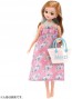 TAKARA TOMY Licca LW-13 Gingham Check & Flower Swimsuit Set, TAK08716, by TAKARA TOMY