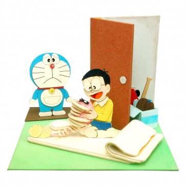 Sankei MINIATUART KIT DORAEMON MINI FUKO, THE TYPHOON  , SNK49766, by SANKEI