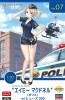 Hasegawa 1/20 Egg Plane Series EGG GIRLS COLLECTION NO.07 AMY MCDONNELL (POLICE) W/HUGHES 300  t, HAS21964, by HASEGAWA