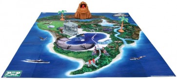 TAKARA TOMY Ania Jurassic World Big Dinosaur Kingdom Map  , TAK74707, by TAKARA TOMY