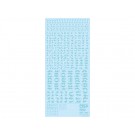 HI Q PARTS Pixel Camouflage Decal 2 Mint Green (1pc.), HIQ73837, by HI Q PARTS