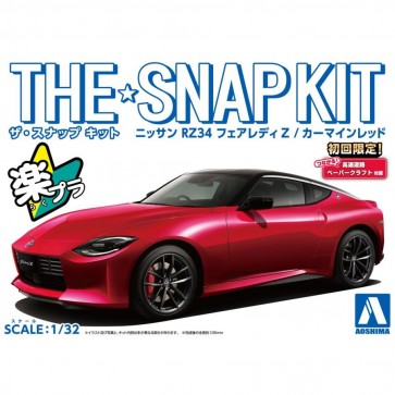 Aoshima 1/32 The Snap Kit No.17-C NISSAN RZ34 FAIRLADY Z (CARMINE RED), AOS62623, by AOSHIMA