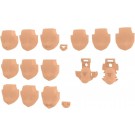 Kotobukiya 1/1 Megami Device M.S.G 05 Face Set SOL Skin Color D, KBY53810, by KOTOBUKIYA