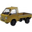 Aoshima 1/32 Raku-Pla Snap Kit No.05CU-OE Subaru Sambar Truck Custom Wheels (Olive), AOS03903, by AOSHIMA