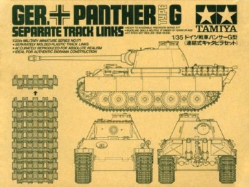 TAMIYA 1/35 MM Panther G type articulated caterpillar set   Plastic Model kit, TAM35171, by TAMIYA