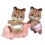 Epoch SYLVANIAN FAMILIES: WALNUT SQUIRREL TWINS , EPC41989, by Epoch