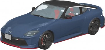 Aoshima 1/24 Raku-Pla Snap Car No.06-NG RZ34 FairladyZ NISMO 2024 NISMO Stealth Gray, AOS68380, by AOSHIMA