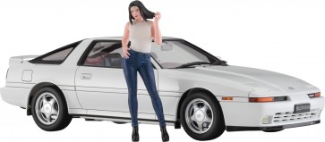 Hasegawa 1/24 Toyota Supra A70 2.0GT Twin Turbo 1990 w/Girls Figure, HAS24149, by HASEGAWA