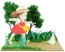 Sankei MINIATUART KIT STUDIO GHIBLI MINI WALKING MEI & SMALL TOTORO , SNK49544, by SANKEI