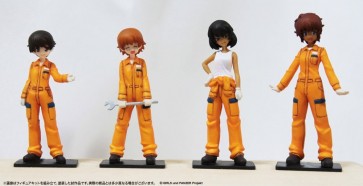 Platz 1/35 Girls & Panzer Leopon Team Figure Set plastic kit , PLZ19353, by PLATZ