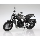Aoshima 1/12 Skynet Complete Model Bike Honda CB1000R Sword Silver Metallic  , AOS08178, by AOSHIMA